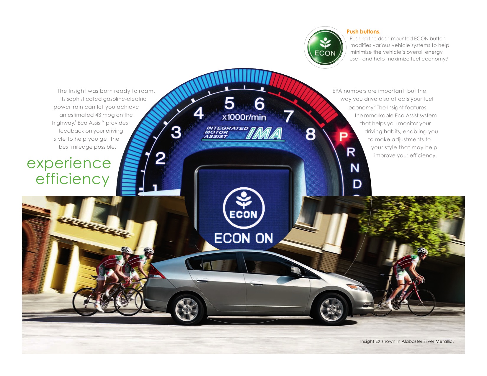 2011 Honda Insight Brochure Page 3